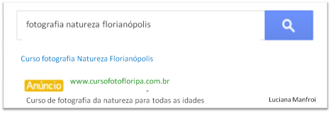 Exemplo AdWords Links Patrocinados Google