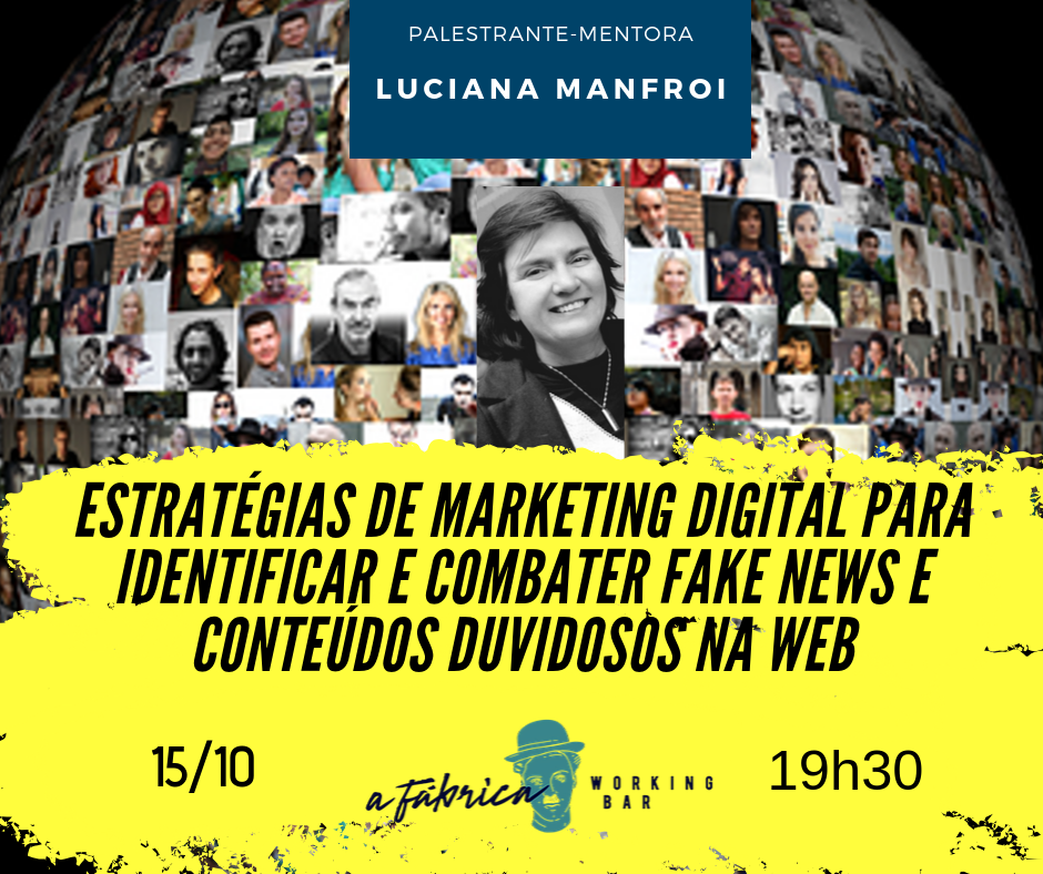 Palestra marketing digital para combater fake news